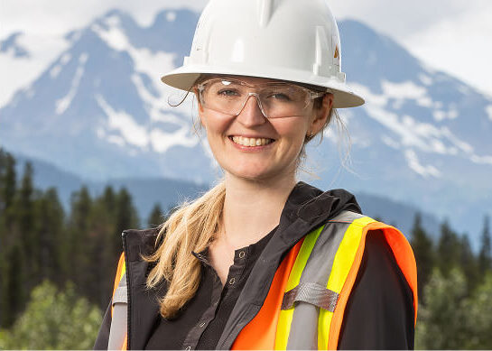 Worker In Helmet