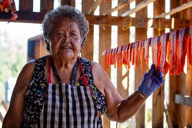 Drying Salmon