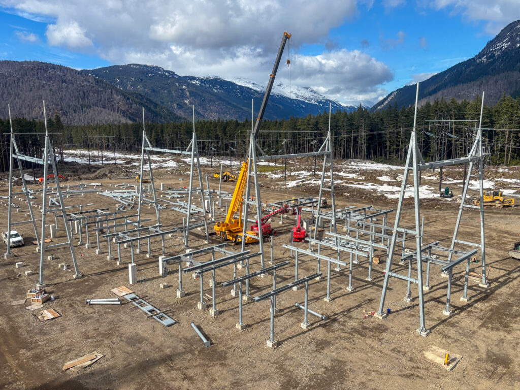 Structural Steel For High Voltage Ring Bus Infrastructure